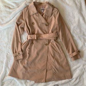 FOREVER 21 Peach Trench Coat XS